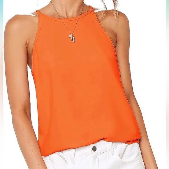 NWT! Orange LouKeith Tank Top - Picture 7 of 8